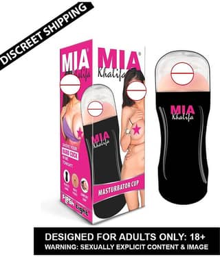 SEX TANTRA - MIA KHALIFA MALE MASTURBATOR Masturbator WITH FREE LUBE