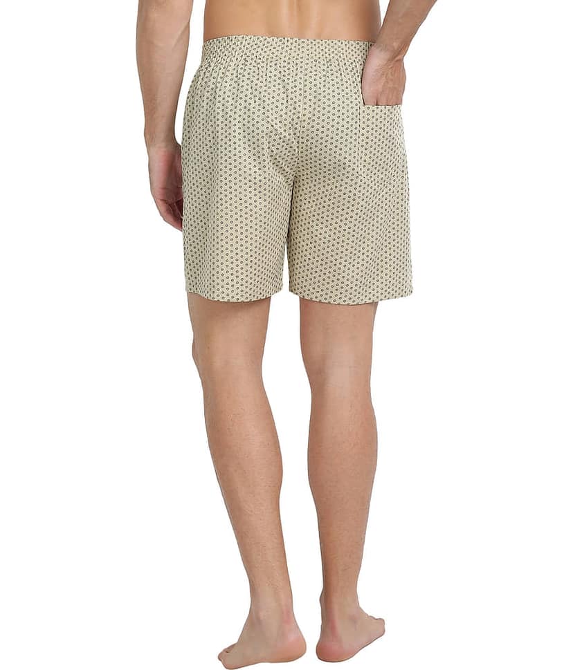 FTX Pack of 2 Cotton Boxers For Men's ( Beige ) view 2