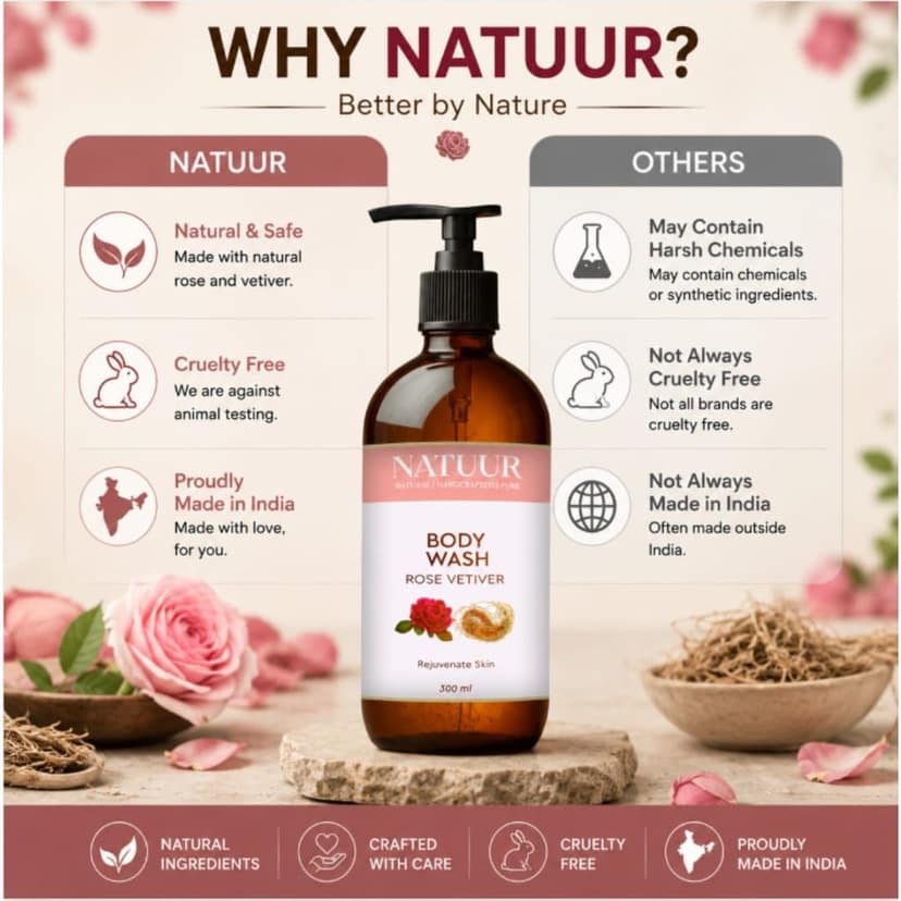 Rejuvenating Body Wash | Aloe | Rose | Vetiver | Refresh | Cleans | Restore view 7