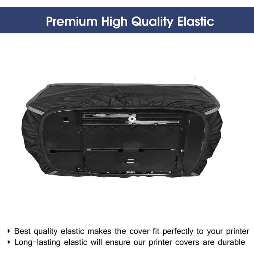 Palap Super Premium Dust Proof Printer Cover for HP 3835 (Black ;50.4 x 41.2 x 27.23 cm) view 7