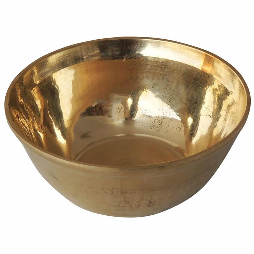 Pure Brass Katori Bowl With Brass Finish (BCMAS119 C) view 3