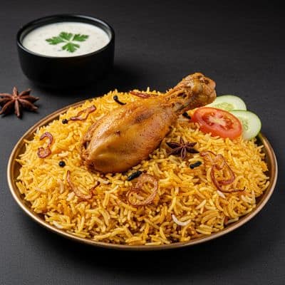 Chicken Biryani (1 Piece Chicken)