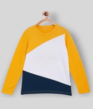 Lil'Clan by The Dry State Pack of 1 Boys Cotton T-Shirt ( Yellow )