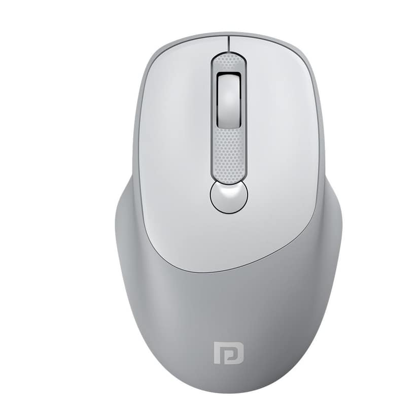 Portronics Toad 35 Wireless Mouse with 2.4 GHz Wireless, Adjustable Sensitivity, USB Receiver, Ergonomic Design, for Laptops, Desktops PC, Mac (White) view 2