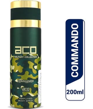Aco Commando Deodorant Body Spray For Men, 200ml