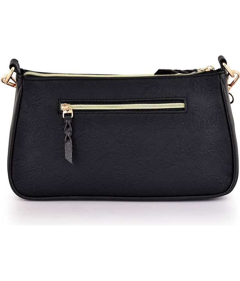 Lychee Bags Sling Bag PU Set of 1 ( Black ) view 2
