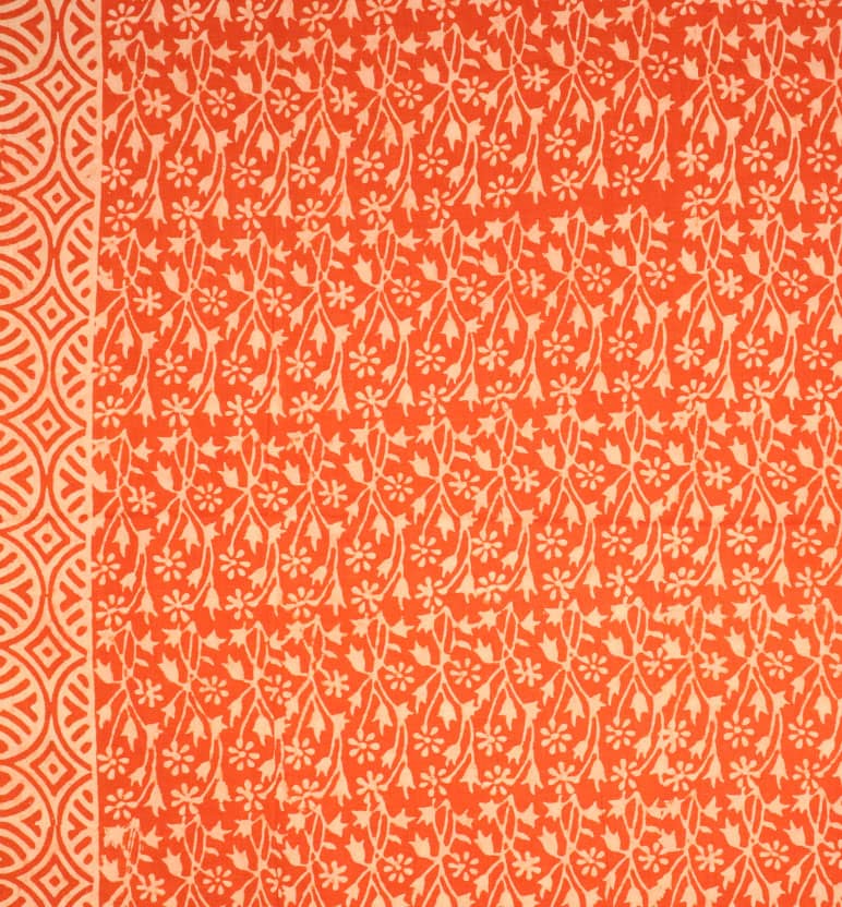 Handcrafted Dabu Print Cotton Dress Material – 3 Piece Set view 2