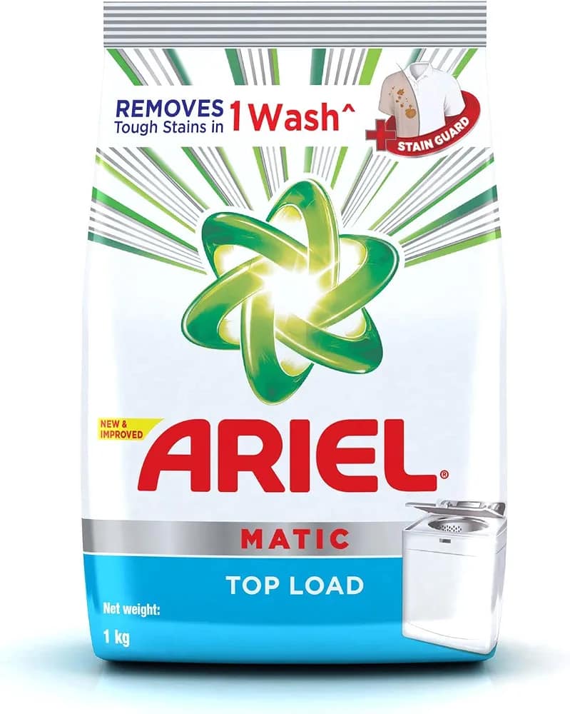 Ariel Matic Detergent Washing Powder - Top Load, 1 kg