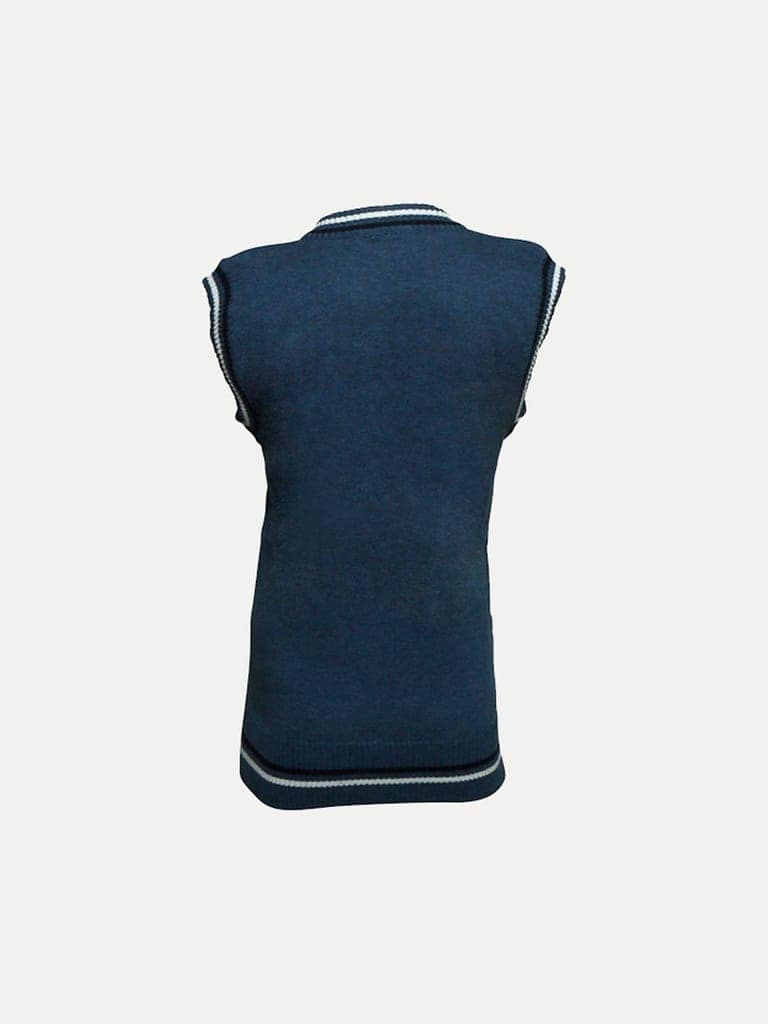 Teen Boys Sleeveless Sweater with Contrast Rib view 4