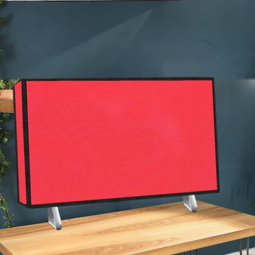 PalaP Super Premium Dust Proof Monitor Cover for ASUS All in ONE Desktop 24 inches (RED) view 5