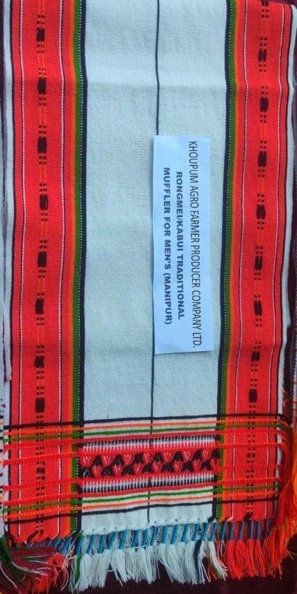 Rongmei/Kabui Traditional Muffler 1 Peice view 3