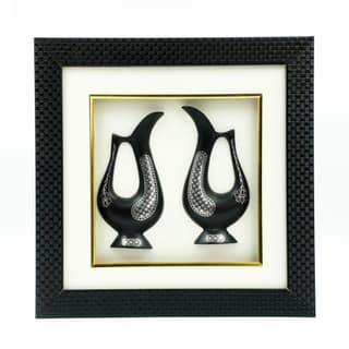 Bidri Ware Jug Pair Frame Star (1TMTDCOKA09806)
