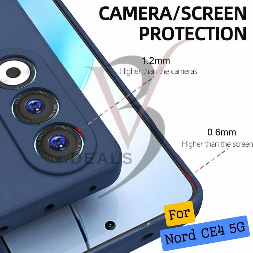 V3Deals Compatible Nord CE 4 5G Back Case, Screen Edge Protection Designed specifically for OnePlus Nord 4 5G for a perfect fit over all buttons, sensors and speaker cutouts. view 3