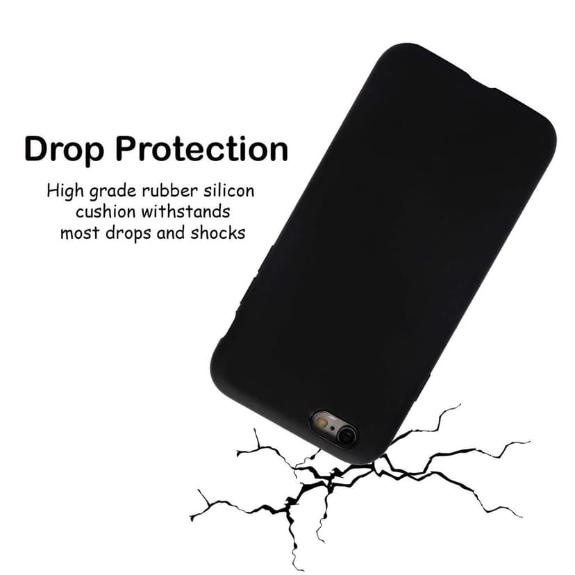 LIRAMARK Liquid Silicone Soft Back Cover Case for Apple iPhone 6 / 6S view 5