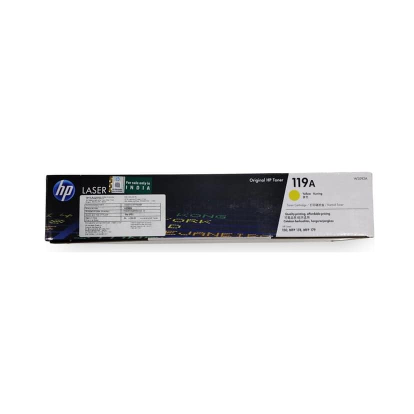 HP 119A Yellow Laser Toner Cartridge (W2092A) view 3