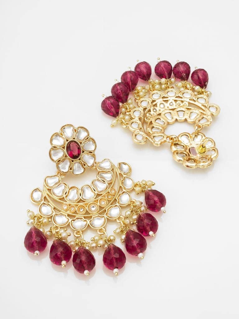 Morison Golden Geometric Earrings Bold and Beautiful view 2