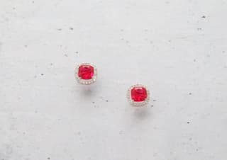 Chromatic Solitaire Stud Earrings