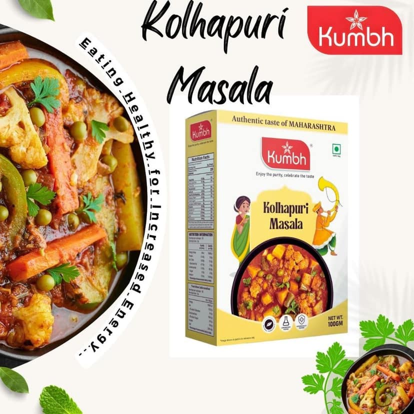 Kumbh Kolhapuri Masala 100 Gm/Special Veg Masala view 4