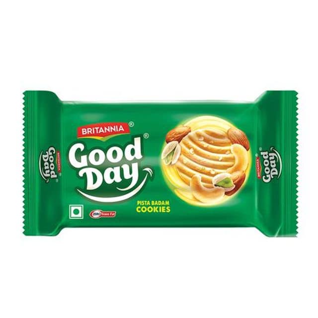 Britannia Good Day Pista Badam Cookies, 200 G Pouch(Savers Retail)