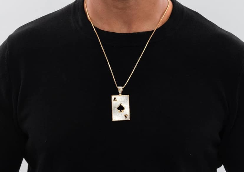 Ace Of Spades Pendant view 3