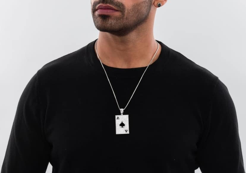 Ace Of Spades Pendant view 4