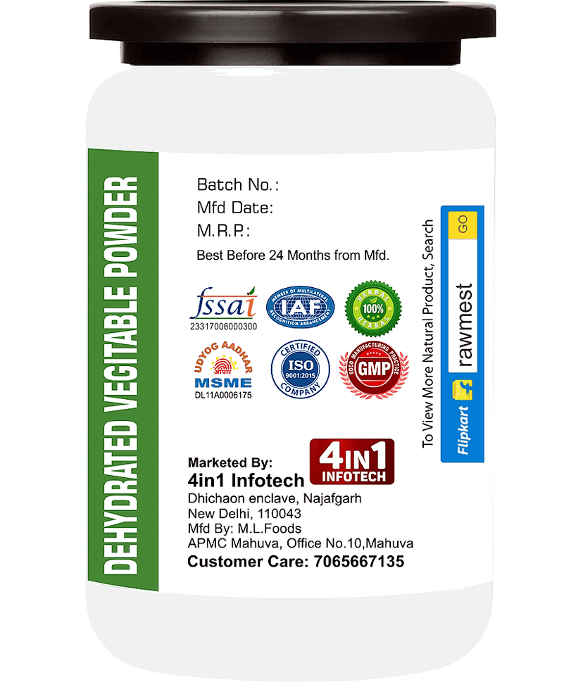 rawmest Spinach Salad Sprinkles/ Spinacia/ Dehydrated Spinach Leaf Powder Paste 150 gm view 3