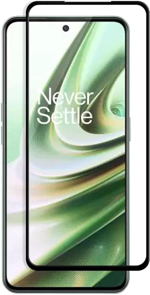 PLUGTECH Advanced Tempered Glass With Anti-Explosion 9H Hardness Edge-To-Edge Coverage Screen Guard for OPPO 10T