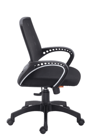 Kantva Ergonomic Mesh Mid Back Office Chair with Adjustable Height and Swivel Base