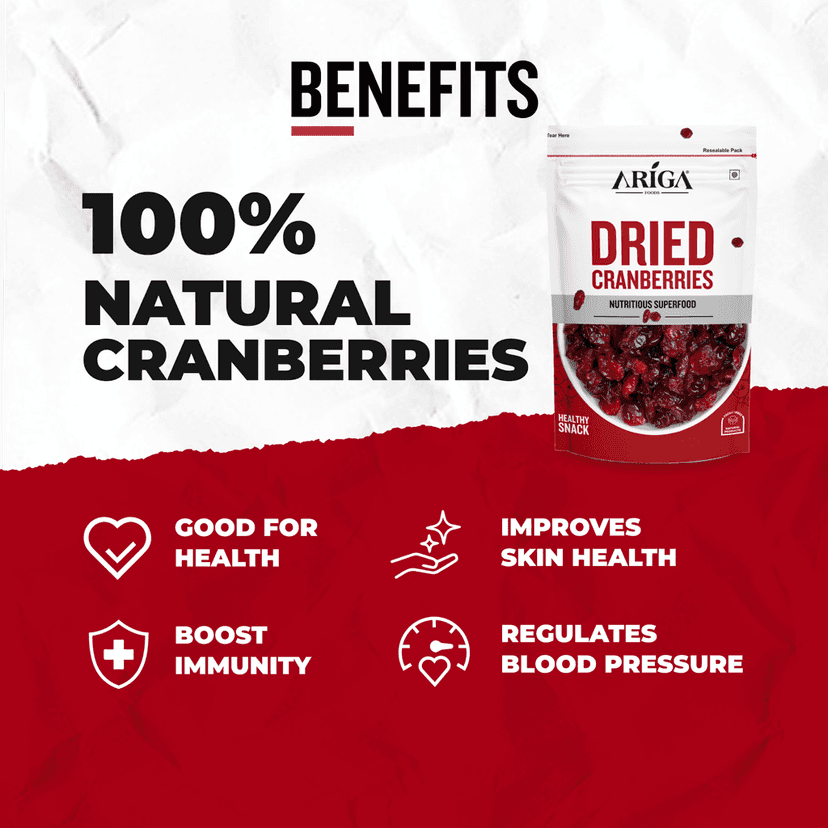 Ariga Foods 100% Natural Premium Dried Cranberries (200 g) view 4