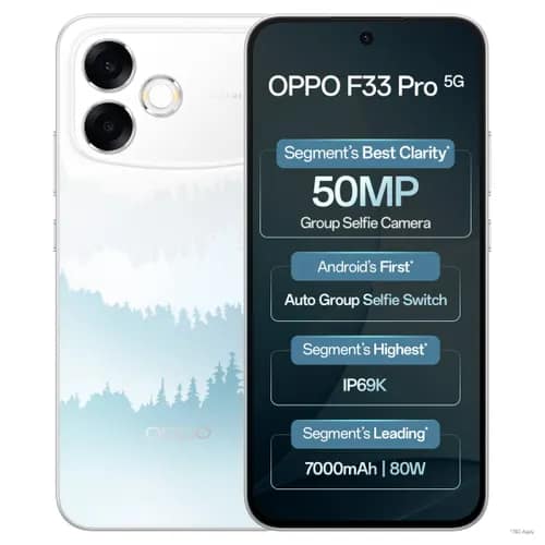 OPPO f33 pro 5G (Misty Forest, 8GB RAM, 256GB Storage)