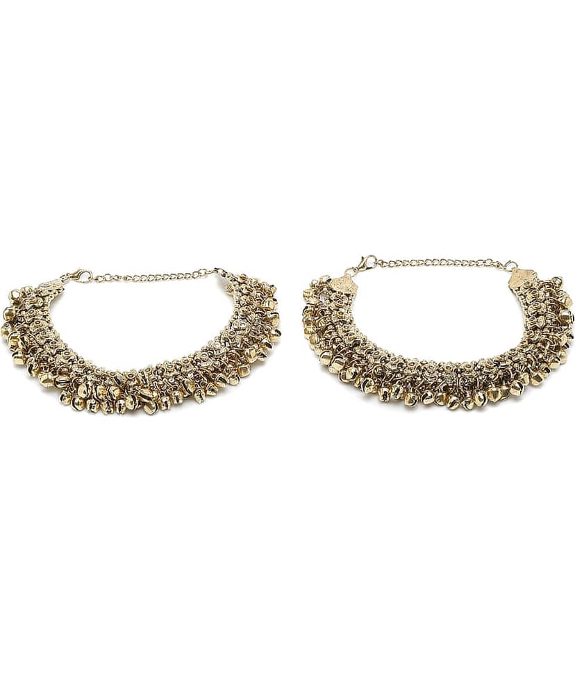 YOUBELLA Gold Anklets ( Pack of 1 ) view 2