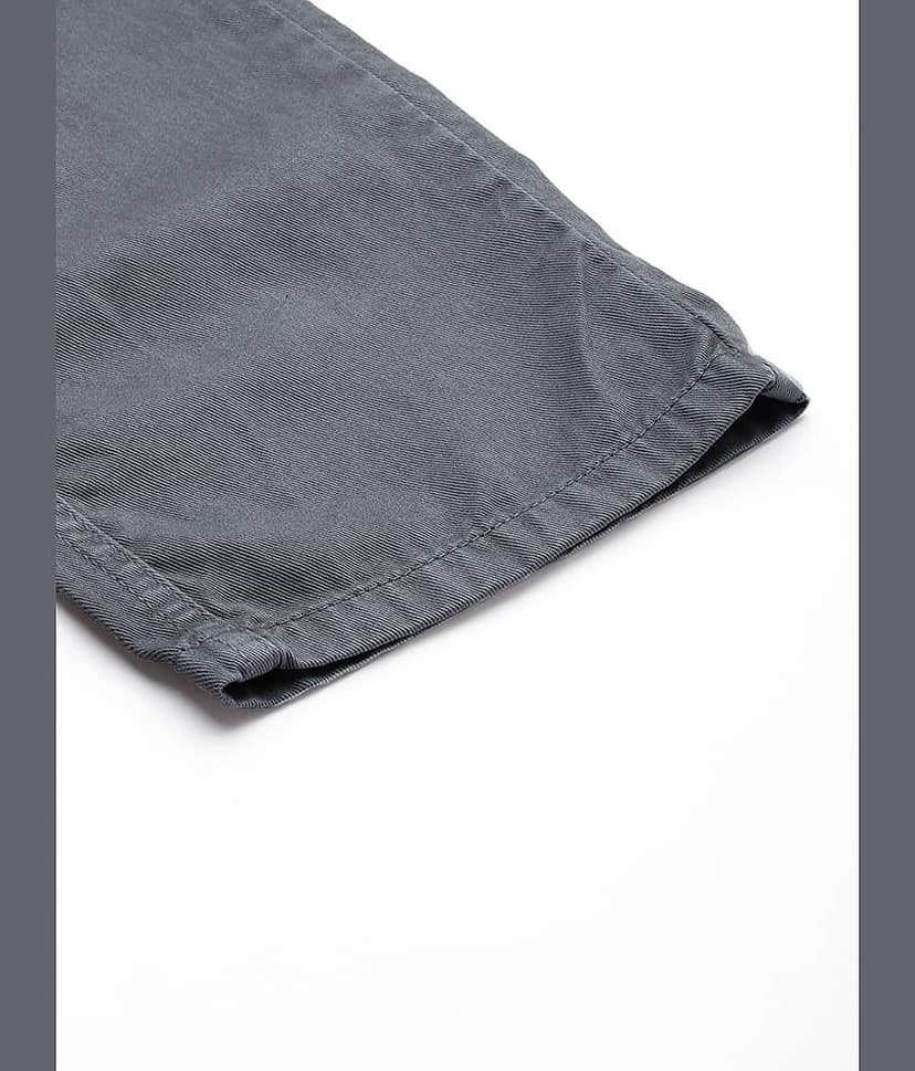 IVOC Slim Pleated Men's Cargos - Grey ( Pack of 1 ) view 7