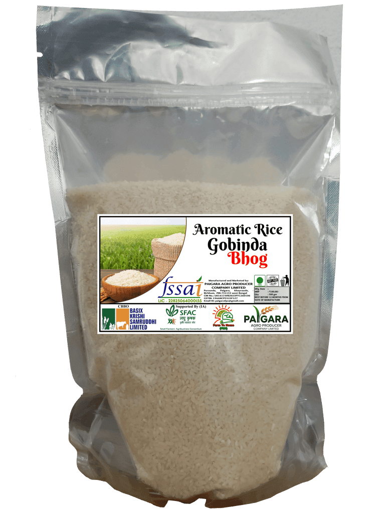 Aromatic Gobinda Bhog Rice - Premium Quality Fragrant Grain 500g