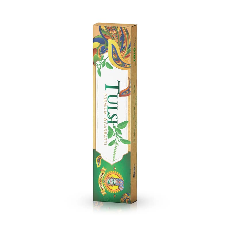 Giri Tulsi Premium Agarbatti - 50 Sticks | Incense Sticks | Agarbathi for Pooja view 2