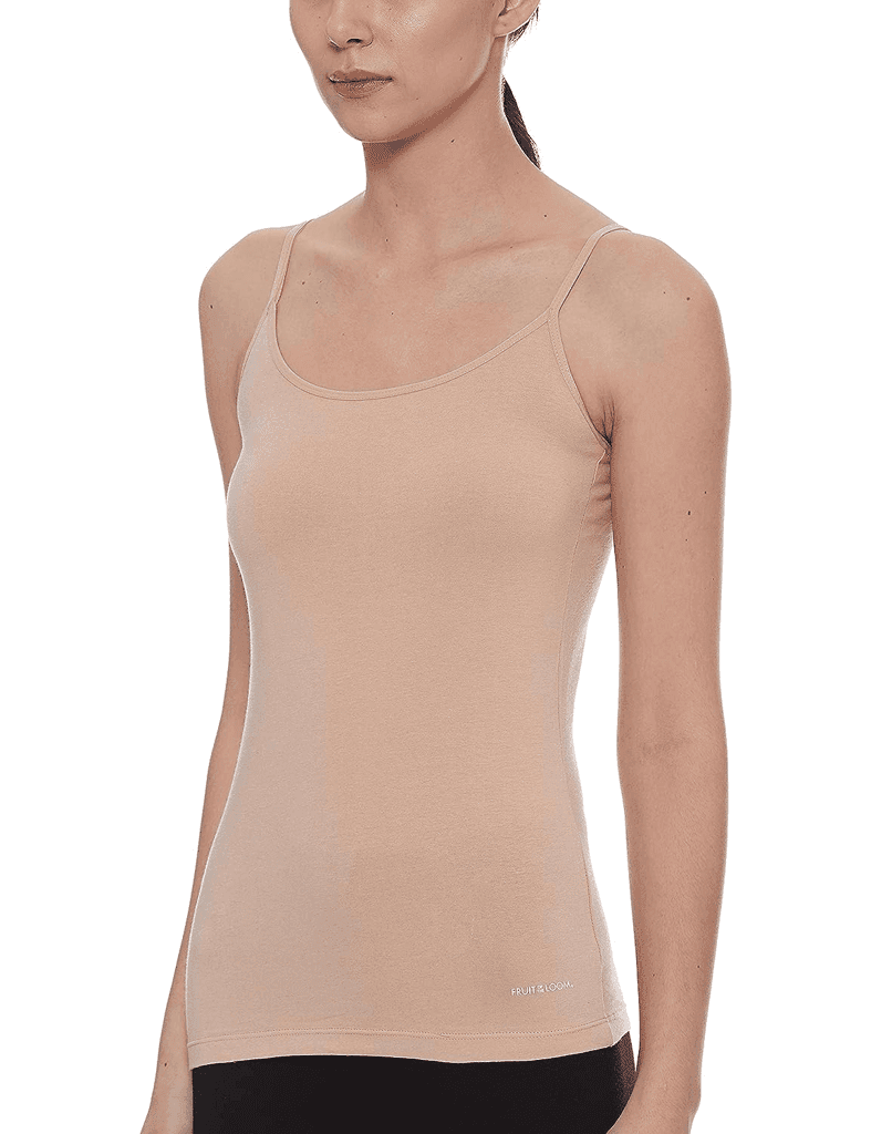 Women's Teena Cotton Hosiery Half Slip CamisoleCREAM view 3