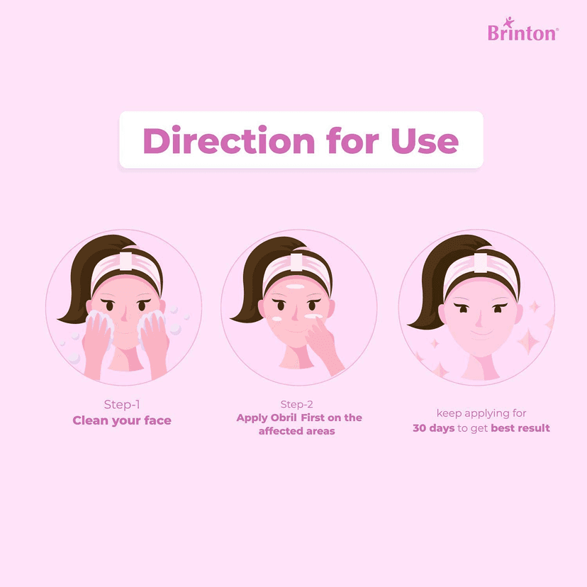 Brinton Obril First Skin Lightening Cream 20g x Pack of 4 (80 g) view 2