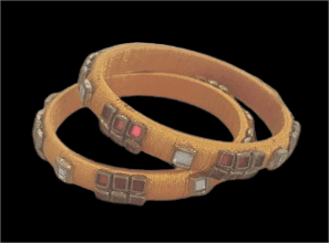 165Traditional Silk Thread Bangle Set for Women view 3