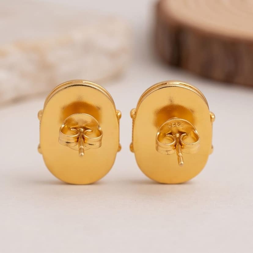 Golden Heritage Studs view 2