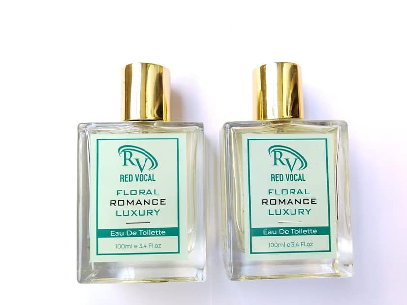 Red Vocal Floral Romance Luxury Premium Perfume Eau De Toilette – Women’s 100ml Elegant & Long-Lasting Set of 2 Fragrance view 3
