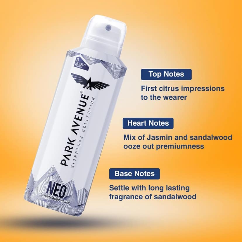 Park Avenue, Fresh Long-Lasting Aroma|| Deodorant Spray|| view 3