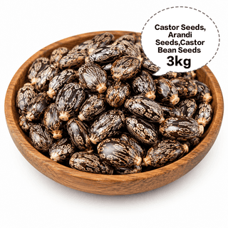 Castor Seeds, Arandi Seeds, Castor Bean Seeds, Ricinus Seeds, Erand Seeds 3kg