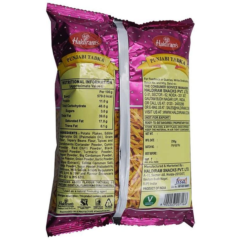 Haldiram's Punjabi Tadka Namkeen, 200 G Pouch view 2
