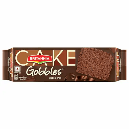 Britannia Gobbles Choco Chill Cake, 50 gm