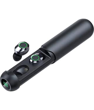 COREGENIX Pencil BQ40 Bluetooth True Wireless (TWS) In Ear 30 Hours Playback Magnetic earpeice,Low Latency IPX4(Splash & Sweat Proof) Black