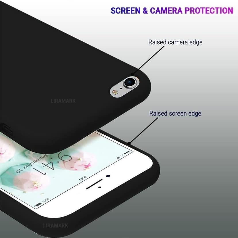 LIRAMARK Liquid Silicone Soft Back Cover Case for Apple iPhone 6 Plus / 6S Plus view 3