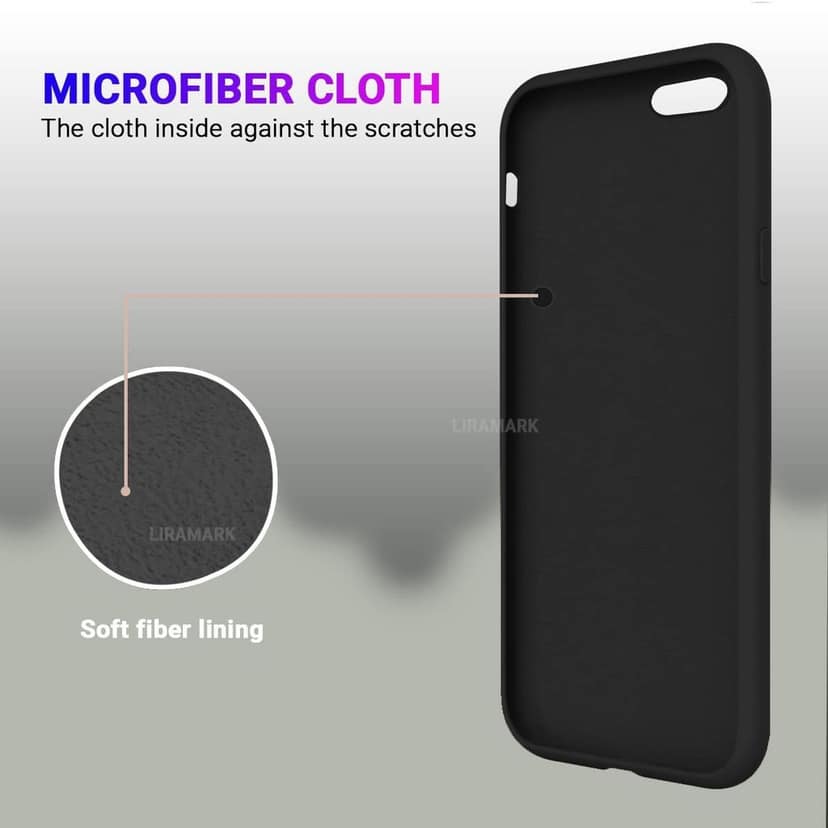 LIRAMARK Liquid Silicone Soft Back Cover Case for Apple iPhone 6 Plus / 6S Plus view 4