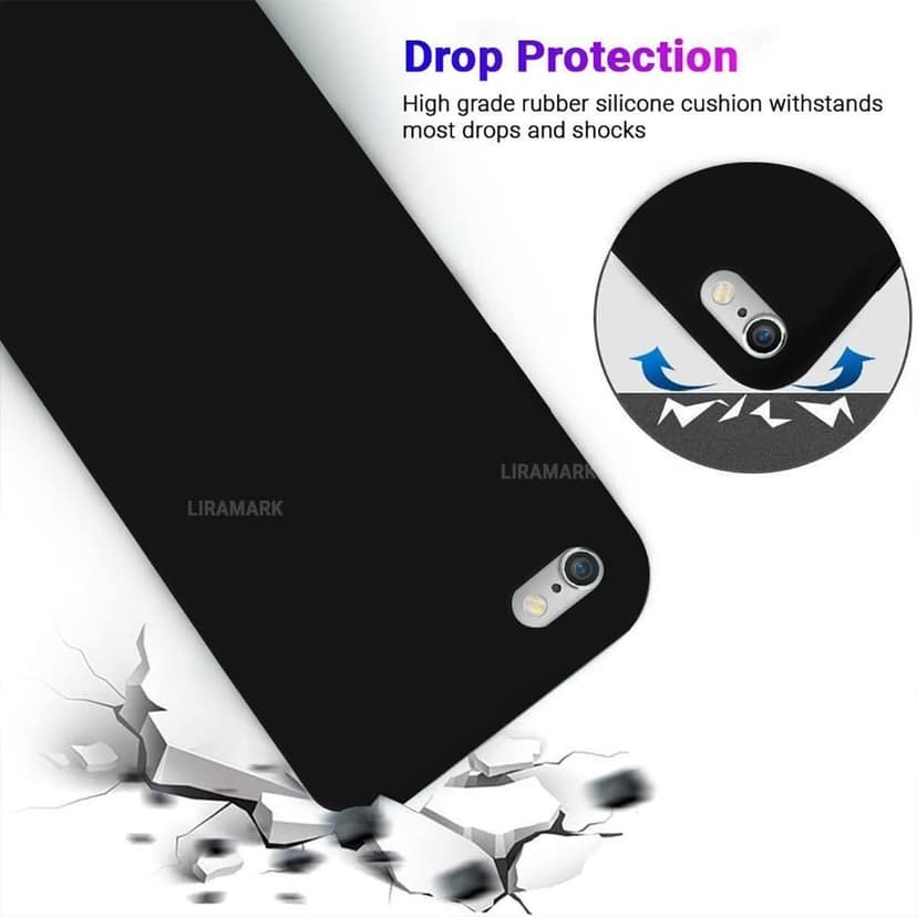 LIRAMARK Liquid Silicone Soft Back Cover Case for Apple iPhone 6 Plus / 6S Plus view 5