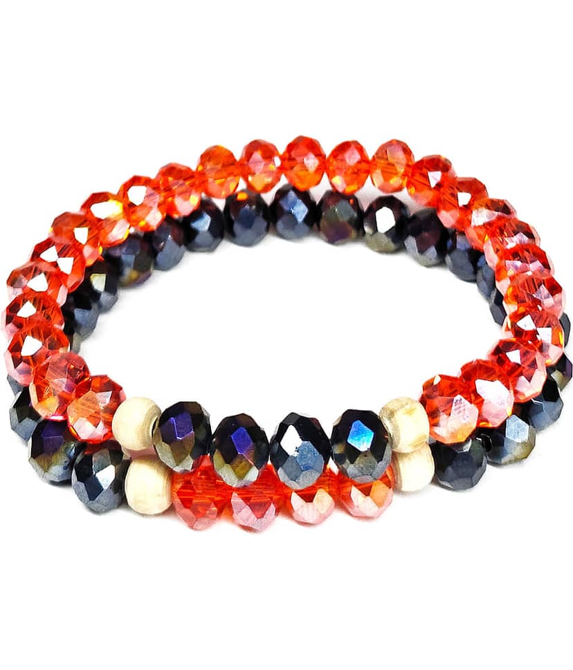 DAIVYA WELLNESS - Multicolor Bracelet ( Pack of 2 )