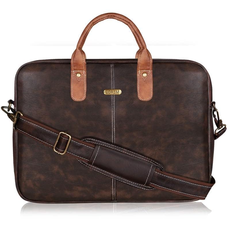 LOREM 10L Faux Leather Messenger Bag For Men & Women New-UF