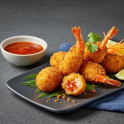 Crispy Fried Prawns (10 Pcs)